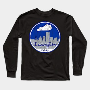 Lexington Kentucky Skyline Long Sleeve T-Shirt